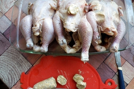 Цыплята-корнишоны в пряном масле.: шаг 3