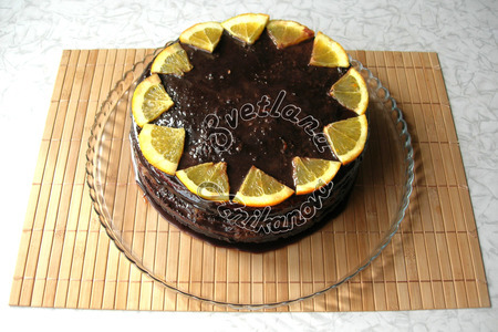Шоколадный торт "бразилия" с апельсиновым конфи: шаг 1