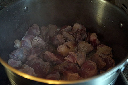 Красный суп со свининой и чечевицей: шаг 6