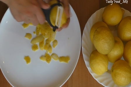 Лимончелло (сицилийский лимонный ликер): шаг 1