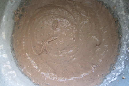 Шоколадный блинный торт с нежным творожным кремом: шаг 6
