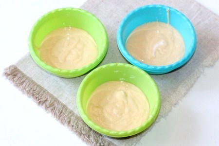 Трехцветный кекс с соленой карамелью: шаг 5