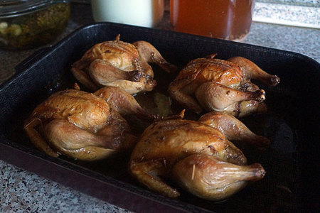 Цыплята-корнишоны в духовке: шаг 7