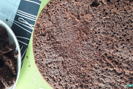 Торт шоколадно-кофейный с черносливом: шаг 3