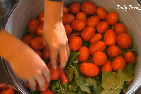 Квашеные помидоры на зиму. невероятно вкусные!: шаг 3