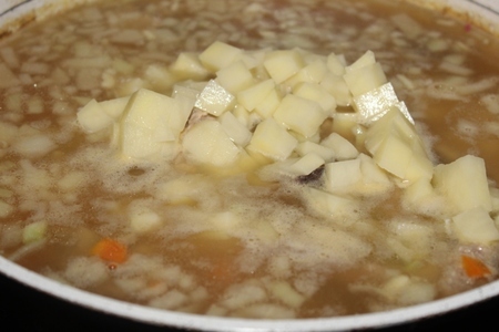 Гороховый суп с ребрышками: шаг 6