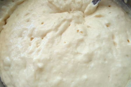 Кефирная лепёшка с сыром и зеленью: шаг 2