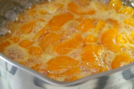 Варенье-десерт "мандарины с коньяком" : шаг 3