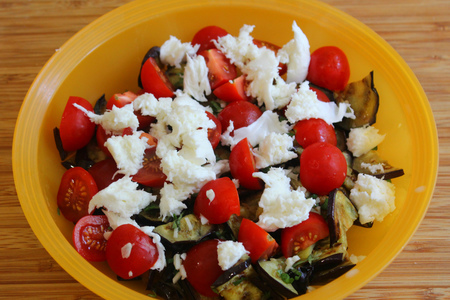 Сицилийский салат с баклажанами: шаг 5