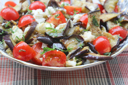 Сицилийский салат с баклажанами: шаг 7