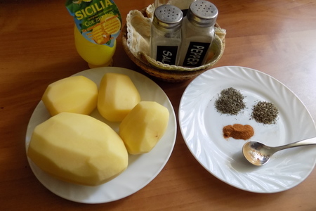 Запечённый картофель с лимонным соком (пататес лемонатес): шаг 1