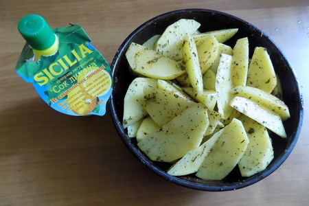 Запечённый картофель с лимонным соком (пататес лемонатес): шаг 2