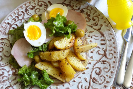 Запечённый картофель с лимонным соком (пататес лемонатес): шаг 4