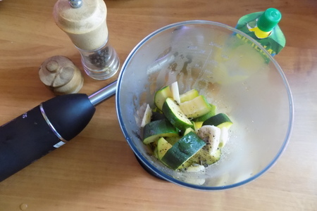 Салат с кремом из цукини с лимонным соком: шаг 2