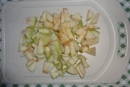 Запеканка из творога с яблоками: шаг 3