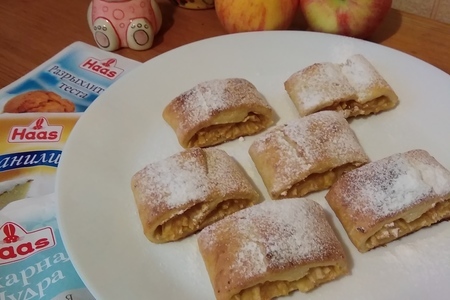 Творожное печенье с яблочной начинкой: шаг 8