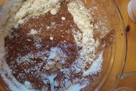 Шоколадно-ванильный пирог с яблоками: шаг 5