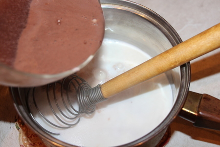 Рулет с начинкой из шоколадного пудинга: шаг 2