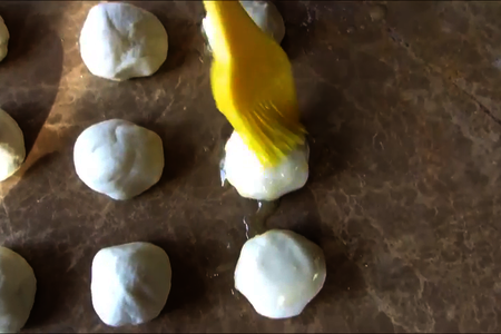 Марокканские булочки с арахисом "1000 и 1 слой": шаг 4