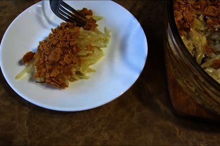 Посыпьте кукурузными хлопьями картофель / удивительное блюдо!: шаг 7