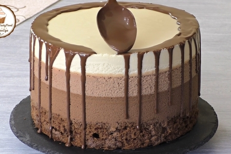 Муссовый торт "три шоколада": шаг 5