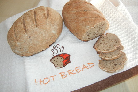 Хлеб ржаной на закваске из пророщенной пшеницы: шаг 14