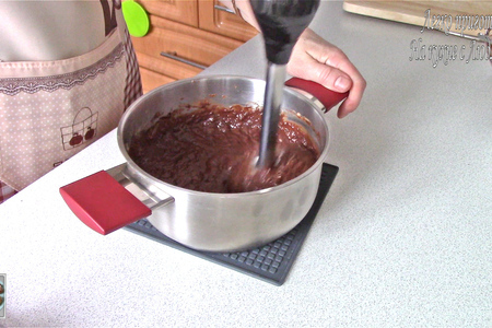 Бананово-шоколадный постный торт: шаг 2