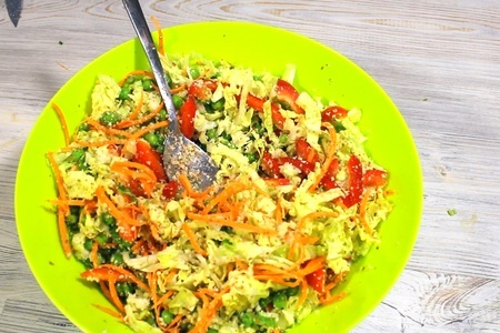 Овощной салат по-тайски: шаг 8