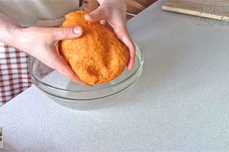 Постное морковное печенье с шоколадной глазурью и орехами: шаг 2