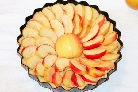 Творожный пирог с яблочно-малиновым суфле  : шаг 10