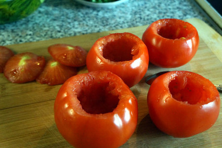 Фаршированные помидоры в духовке: шаг 9