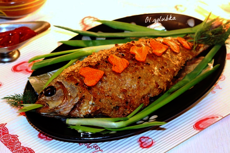Рыба под ореховой корочкой и с овощными блинчиками.: шаг 15
