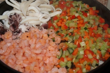 Острый жареный рис с морепродуктами: шаг 10