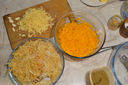 Картофельная запеканка с сыром и мясным фаршем: шаг 2