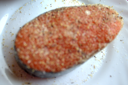 Салат "витаминный" к лососевому стейку: шаг 8