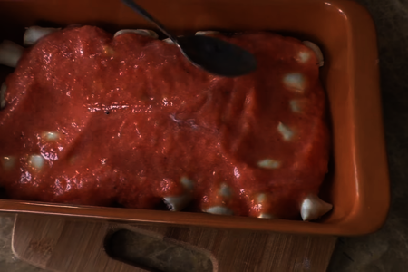 Ленивые пельмени в томатном соусе: шаг 8