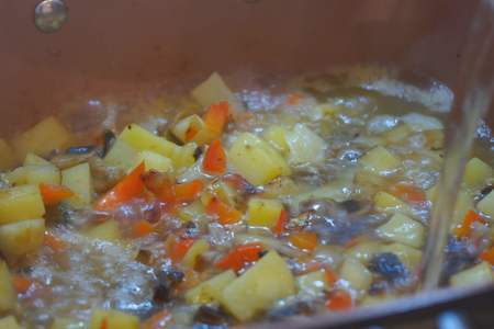 Грибной суп-пюре из шампиньонов: шаг 7