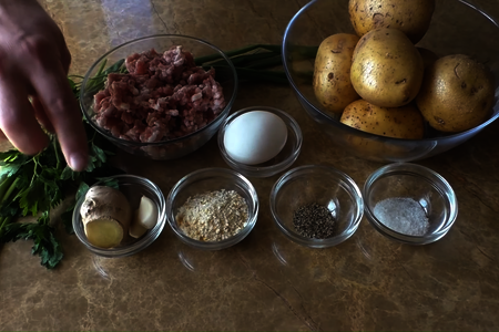 Картофельные кармашки с мясом: шаг 1