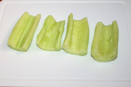 Фруктово-овощной салат с крабовыми палочками в банке #махеевънаприроде: шаг 2