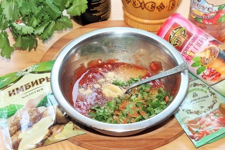 Курица и овощи на гриле с соусом барбекю #махеевънаприроде : шаг 8