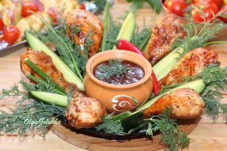 Курица и овощи на гриле с соусом барбекю #махеевънаприроде : шаг 10