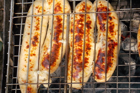 Куриные колбаски - гриль #махеевънаприроде: шаг 4