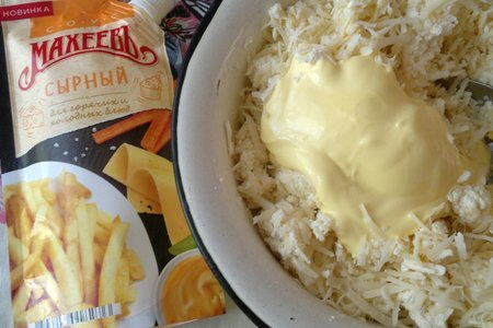 Экспресс-пирог с творожно-сырной начинкой#махеевънаприроде: шаг 3