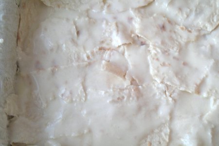 Экспресс-пирог с творожно-сырной начинкой#махеевънаприроде: шаг 9