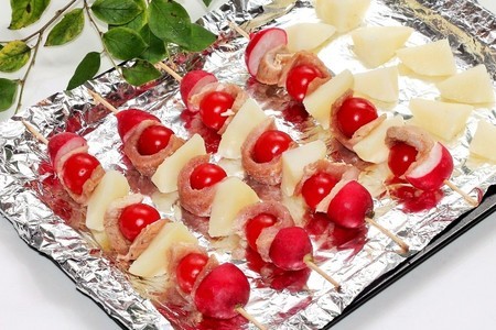 Шашлык с картофелем и помидорами черри#махеевънаприроде: шаг 5