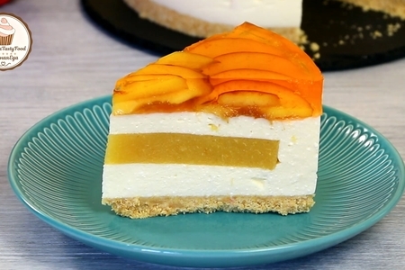 Муссовый торт с персиками (без выпечки): шаг 2