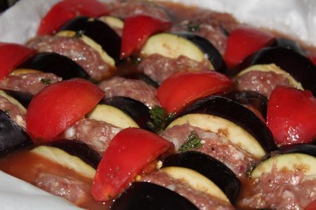 Запеченный кебаб с баклажанами (patlican kebabi): шаг 5