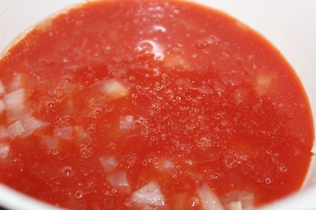 Домашний кетчуп из томатного сока: шаг 2