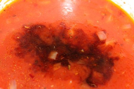 Домашний кетчуп из томатного сока: шаг 4