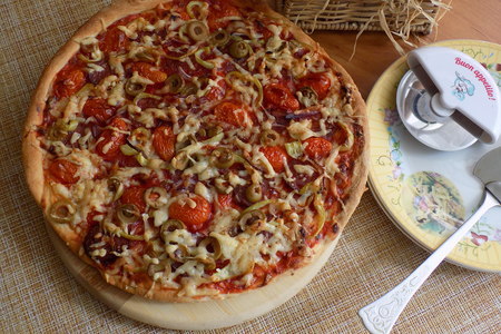 Пицца итальянская в домашних условиях#италия: шаг 5